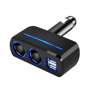 12V Car Cigarette Lighter Socket Adapter Dual USB Double Plug Splitter G9W5