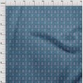 thumbnail image 4 of oneOone Polyester Spandex Teal Blue Fabric Asian Kilim Sewing Craft Projects Fabric Prints By Yard 56 Inch Wide, 4 of 5