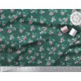 thumbnail image 3 of Soimoi Rayon Fabric Leaves & Rose Floral Print Fabric by the Yard 42 Inch Wide, 3 of 3