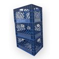 thumbnail image 1 of Juggernaut Storage Lot de 3 Caisses pour Rangement de Bureau et Organisation de Classe, Bleu, 1 of 7