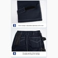 thumbnail image 4 of RXMEKW Pantalon de Travail pour Hommes avec Conception à Multiples Poches et Jambes Détachables, Tissu Ripstop Durable pour la Construction, la Randonnée et les Vêtements de Travail de Plein Air, 4 of 8