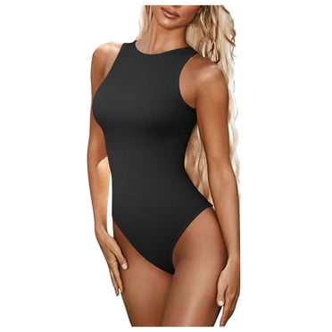 HWRETIE Maillot de Bain une Pièce Patchwork pour Femme Aguichant Décontracté Plage