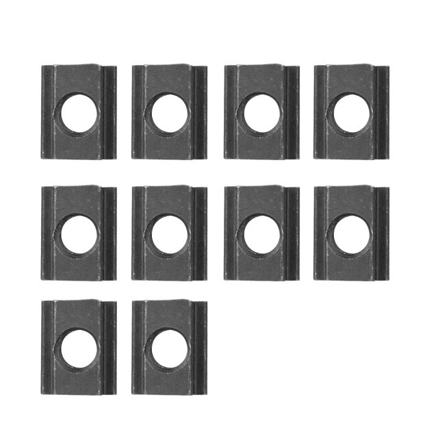 Carbon Steel Nut Durable Anti Protrusion T-Slot Nut Pressing Thread Forming Black Oxide Finish For Installation Screw Link Industry Machinery