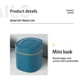 thumbnail image 4 of EGNMCR Mini Trash Can With Lid, Mini Trash Can With Lid, Desktop Mini Trash Can, Countertop Mini Trash Can, Desktop Mini Trash Can, Mini Trash Basket,, 4 of 7