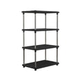 thumbnail image 2 of EGNMCR C 4Tier Storage Shelves Independent Shelving Unit Pantry Shelves Floor Storage Rack Connectable Storage Rack Sturdy Shelf For Kitchen Pantry Closet Bath Laundry Plastics storage rack, 2 of 7