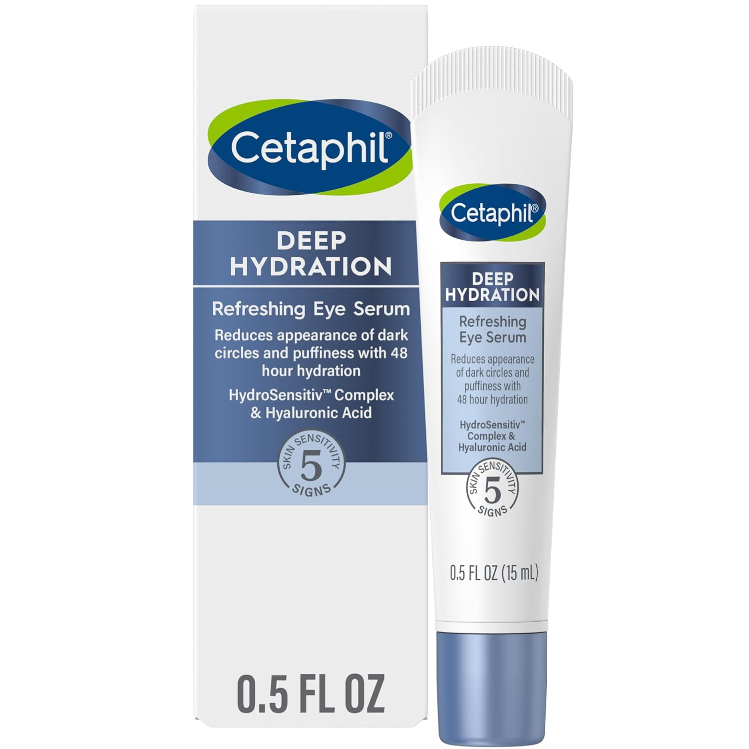 Cetaphil Deep Hydration 0.5oz Refreshing Eye Serum, 2 Pack