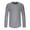 Grey, variant on Cameland Long Sleeve T Shirt for Men Solid Color Lightweight Breathable Crewneck Tops Fall and Winter Base Shirt