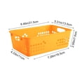 thumbnail image 3 of PRETXORVE Small Desktop Storage Basket European Blue Remote Control Storage Household Drains Basket, 3 of 6