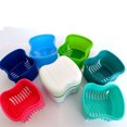 thumbnail image 2 of Maytalsory Denture Bath Box Plastic Tool Mouth-guard Artificial Tooth Holder Lightweight Convenient False Case Using Supplies Pink, 2 of 7
