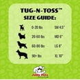 thumbnail image 3 of CHOK Tug-n-Toss Heavy Duty Dog Toy Ball with Handle  6 Inches/Medium  Purple, 3 of 3