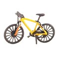 thumbnail image 1 of 1:64 Mini Bicycle Scene Model Mountain Bike Diorama S Scale Yellow, 1 of 9