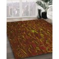 thumbnail image 3 of Ahgly Tapis Rectangulaire Lavable en Machine Intérieur Transitionnel Acajou Brun, 4 Pieds x 6 Pieds, 3 of 7