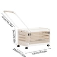 thumbnail image 3 of EGNMCR Home Decor, Room Decor, Wall Decor Living Room Storage Box With Wheels Foldable Trolley Book Box Toy Classroom Storage Box Clothes Home Storage Box P lastic storage b ox, 3 of 6