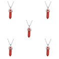 thumbnail image 3 of QualitChoice Hexagon Column Charm Exquisite Women Men Making Findings Handmade Anniversary Hanging Pendants Colorful Crystal Red Pattern Color 5Set, 3 of 6