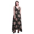 thumbnail image 1 of Bimba Floral Femmes Imprimé Sans Manches Long Maxi Strappy Bohème BeachDress-X-Small, 1 of 4