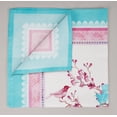 thumbnail image 4 of Vargottam Collection de Luxe Linge de Table Décor Serviette en Coton Tissu Imprimé Serviettes Réutilisables Ensemble de 4, 20 Pouces X 20 Pouces - Oiseaux et Floral, 4 of 6