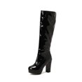 thumbnail image 4 of LSLJS Bottines et Bottillons pour Femmes et Bottines Courtes Rétro d'Hiver à Cheminée Bottes pour Femmes Bottes Décontractées Mode Bottes pour Femmes, 4 of 6