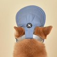 thumbnail image 4 of Dog Cap  Adjustable Pet Baseball Hat Outdoor Sunshade Cap Visor  Hat with Ear Holes for Puppy Small Dogs, 4 of 7