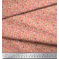thumbnail image 3 of Soimoi Poly Georgette Fabric Flower Artistic Printed Fabric 1 Yard 42 Inch Wide, 3 of 3