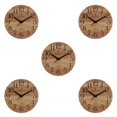 thumbnail image 3 of mmirethe Unique Style Round Wall Clock Timeless For Any Space Durable Construction Decorative Wall Clock As Shown type 5 5Set, 3 of 6