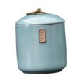 thumbnail image 3 of Luzkey Bocal de Rangement en Céramique pour Thé Récipient Centre de Table Réservoir Décoration Maison Boîte à Thé avec Couvercle Hermétique pour Bonbons Noix Garde-Manger Bleu, 3 of 8