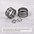 thumbnail image 5 of Uxcell 2Pcs Jump Ring Opening Tool Brass Circle Open and Close Tools for DIY Making Supplies Repair Black, 5 of 5