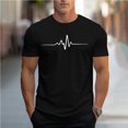 thumbnail image 2 of Plebaso T-shirt Graphique pour Hommes Été Manches Courtes T-Shirts Col Rond Chemises Décontractées Hauts de Plage Imprimés pour Hommes, 2 of 5