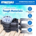 thumbnail image 2 of Swimline HydroTools Hydro Flo 0.25 HP Vertical Discharge Swimming Pool Pump, 2 of 11