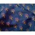 thumbnail image 4 of oneOone Silk Tabby Fabric Floral & Flying Swan Block Print Fabric By Yard 42 Inch Wide, 4 of 4