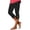 Black-baggy capri jeans for women, variant on Brnmxoke Jean Capri Pants Women Stretchy Buttery Soft Leggings Athletic Workout Cropped Elastic High Waisted Yoga Denim Pant Black,S