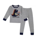 thumbnail image 1 of Comfort Blend Pajama Set For Kids Cozy Two Piece Sleepwear With Short Sleeve Top And Long Pants, 1 of 6