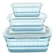 Binwennn Stash Container Glass Food Storage Containers Glass Food Storage Containers Meal Prep 3 Fruit Fruit Containers With Tureen Bowl Clear Container Container Sealed