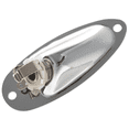 thumbnail image 3 of 10Pcs Boat Guitar 1/4 Inch Input Output Plate Socket 6.35mm Chrome Silver for Style Guitar Parts, 3 of 7