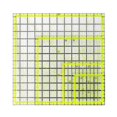 thumbnail image 1 of 4 Pcs Règle de Courtepointe, Règles Carrées de Courtepointe Règle de Découpe de Tissu Règles pour Quilteuses en Acrylique Transparentes avec Anneaux Antidérapants, 1 of 6