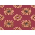 thumbnail image 1 of Ahgly Tapis Rectangulaire Lavable en Machine Intérieur Transitionnel Rouge Cramoisi, 2 Pieds x 3 Pieds, 1 of 7