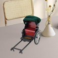 thumbnail image 4 of Jouet Simulation de Haute Qualité Rickshaw 1/12 Outils Décoration Jouet en Métal Rangement Course Modèle Voiture Décoration Fille Rouge, 4 of 9