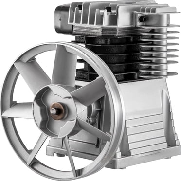 VEVOR Industrial 3HP Air Compressor Head Pump Motor 160PSI 1300/min Single Stage Twin Cylinder Aluminum Air Compressor Head Piston Style Splash Lubrication Pump Single Stage