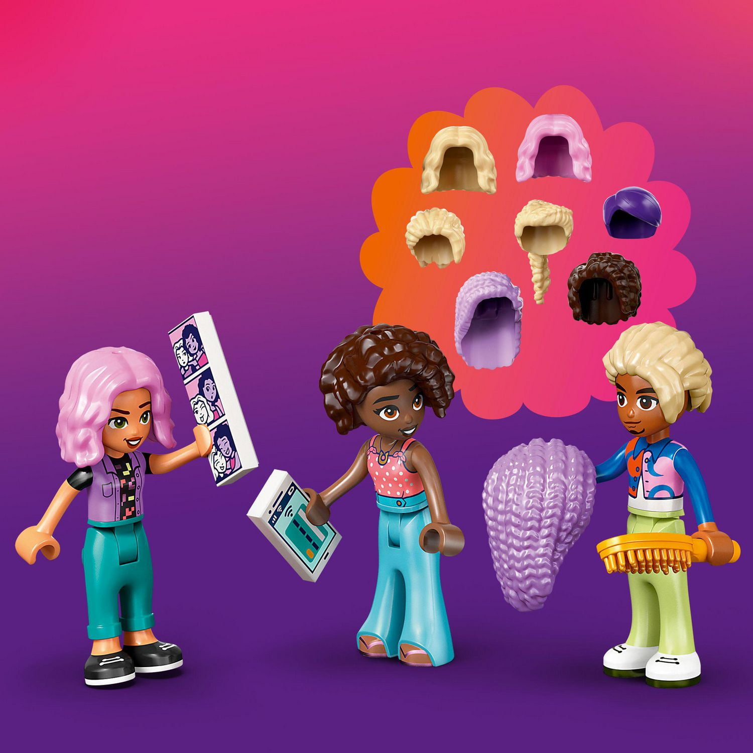 LEGO Friends Hair Salon and Accessories Store Toy Building Set - Hair Salon Toy for Girls and Boys, Ages 7+ - Gift Idea for Kids Birthday - with 3 Minidolls - 42662