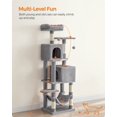 thumbnail image 3 of Cat Tree Feandrea Cat Tower for Indoor Cats w/ Scratching Post, 3 of 8