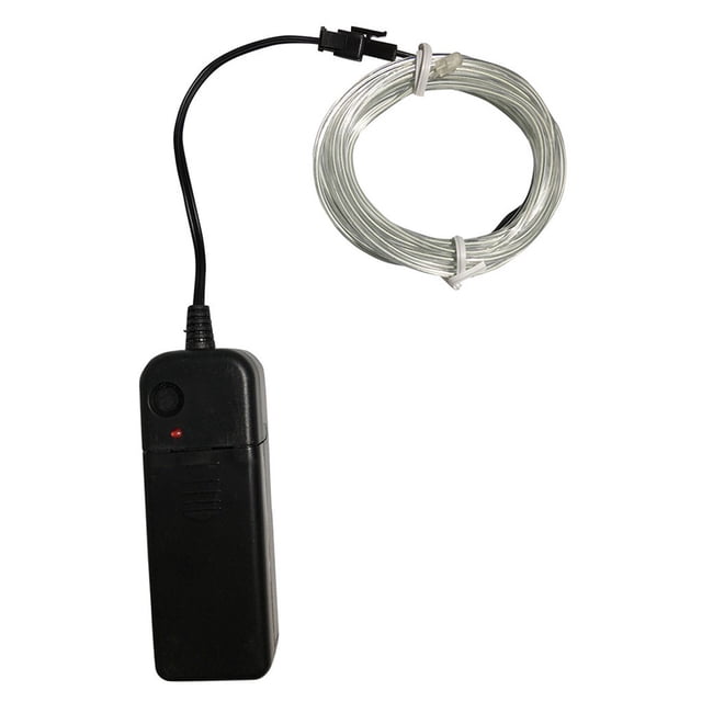 5M Flexible LED EL Wire String Strip Rope Glow Decor Neon Lamp USB Controlle
