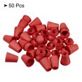 thumbnail image 3 of Unique Bargains Butée à Cloche, Verrou de Corde pour Sac à Cordon, Rouge, Lot de 50, 3 of 5