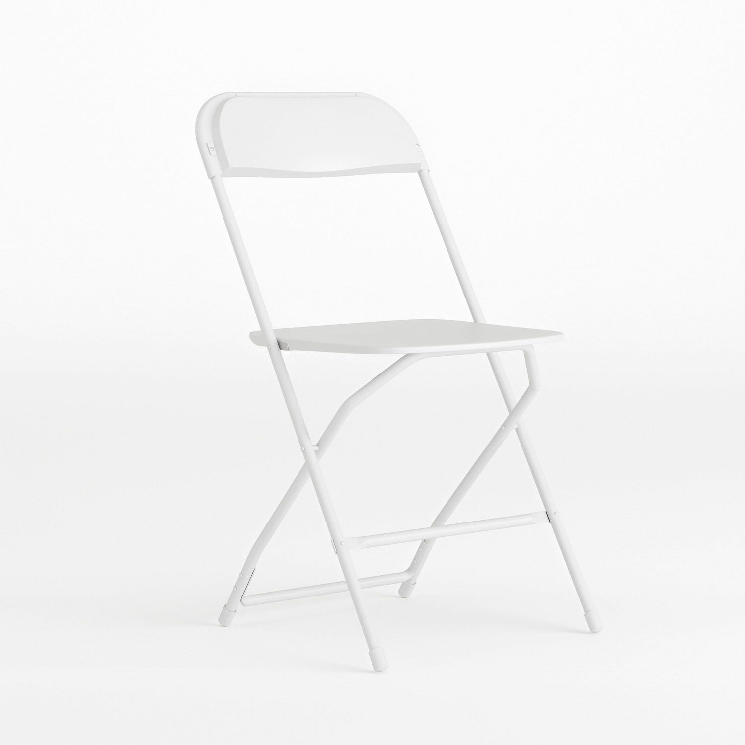 Flash Furniture Hercules Series Premium White Plastic Folding Chair