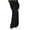 Black, variant on Grrvtrz Mens Baggy Jeans Elastic Waisted Drawstring Denim Pants with Cargo Pockets Straight Leg Cowboy Pants Streetwear