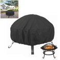 thumbnail image 2 of GLFILL Housse de Foyer Rond Toutes Saisons Protection Robuste pour Barbecue Extérieur 85*40 cm, 2 of 5