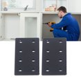 thumbnail image 4 of 8 Hole Joining Plate, Rust Proof Rectangle 2Pcs 8 Hole Joint Board Black  for Dressers, 4 of 7