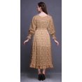 thumbnail image 4 of Bimba Robe de Plage Longue Maxi d'Été Bohème Gitane à Imprimé Floral pour Femme - Medium, 4 of 5