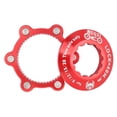 thumbnail image 1 of Adaptateur de Verrouillage, Conversion de Frein à Disque Ultraléger vers Moyeu Routier à 6 Rotors, Adaptateur de Changement de Joint, Accessoires de Quincaillerie, Rouge, 53x10,4 mm, 1 of 8