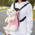 thumbnail image 1 of Dog Backpack Carrier, Pet Travel Backpack, Outdoor Mesh Ventilated Carrier for Small Dogs and Cats, Portable Shoulder Bag with Storage Pockets, 1 Count, 1 of 4