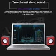 thumbnail image 2 of Computer Speakers Subwoofer Universal Music Pc Laptop Multimedia Loudspeaker Mini USB Sound Surround Office Laptop Multimedia Notebook Black, 2 of 9