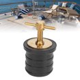 thumbnail image 1 of Brass T Handle Drain Plug, Adjustable Cam Style, Leak Proof Design for Boats, Versatile Application, High, 1 of 8